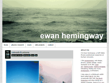 Tablet Screenshot of ewanhemingway.co.uk